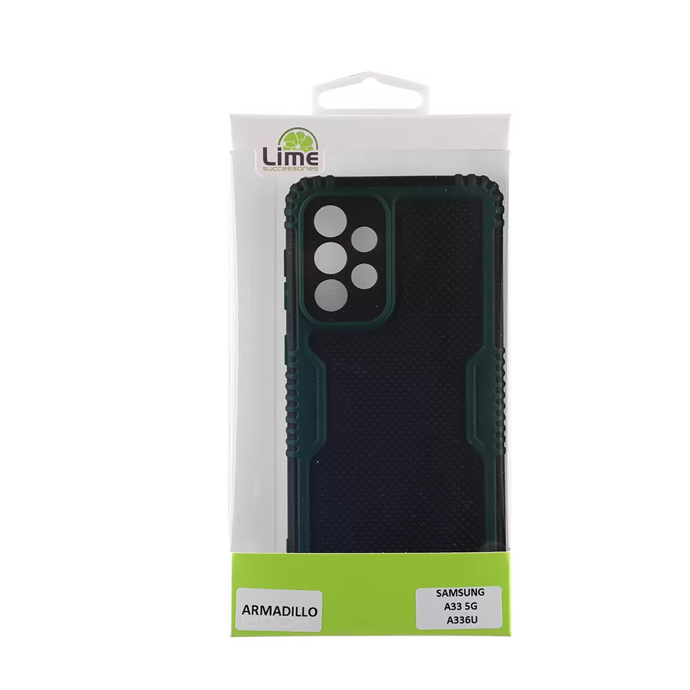 LIME ARMADILLO ΘΗΚΗ SAMSUNG A33 5G A336U 6.4in  FULL CAMERA PROTECTION GREEN - Image 3