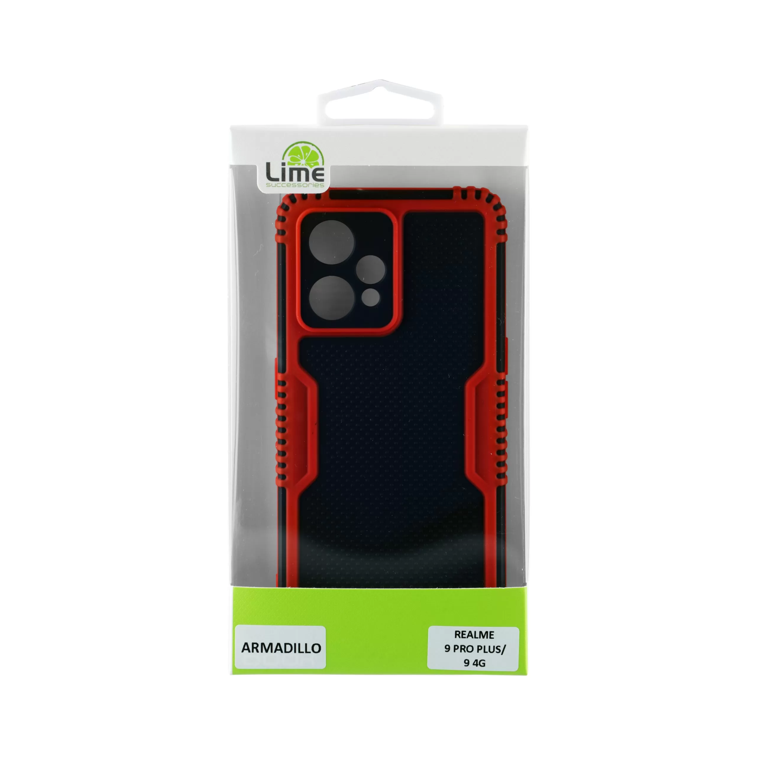 LIME ARMADILLO ΘΗΚΗ REALME 9 PRO PLUS/9 4G 6.4in  FULL CAMERA PROTECTION RED - Image 3