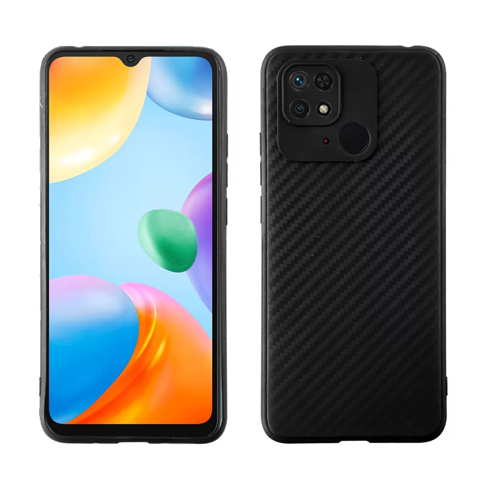 VOLTE-TEL CARBON ΘΗΚΗ XIAOMI REDMI 10C/REDMI 10 POWER 6.71in  CAMERA PROTECTIVE BLACK - Image 4