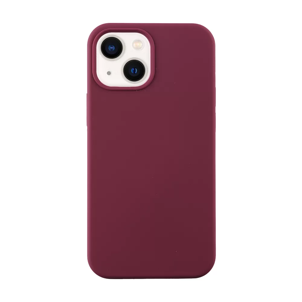 IDOL 1991 VELVET ELITE TPU ΘΗΚΗ IPHONE 13 MINI 5.4in  4 SIDE CAMERA GUARD BURGUNDY - Image 8
