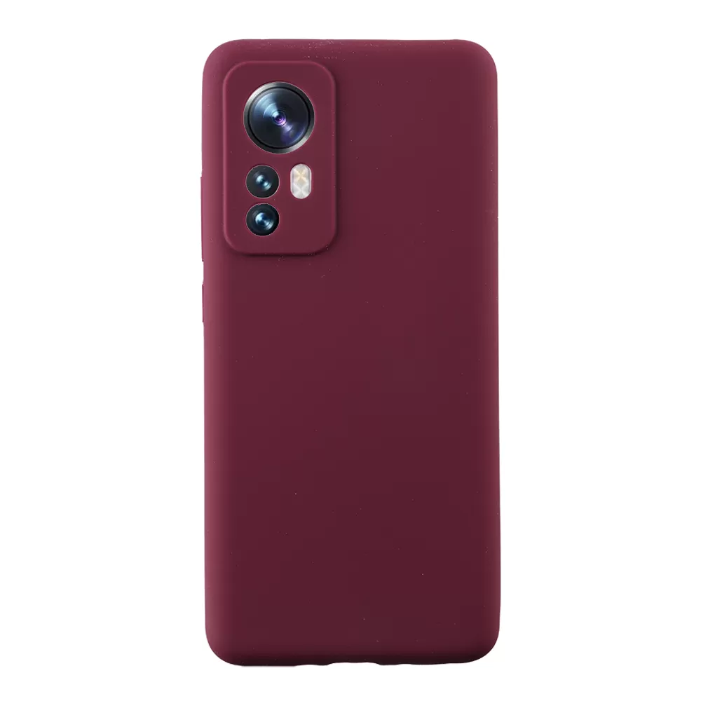 IDOL 1991 VELVET ELITE TPU ΘΗΚΗ XIAOMI 12/12X 6.28in  4 SIDE FULL CAMERA PROTECTION BURGUNDY - Image 8
