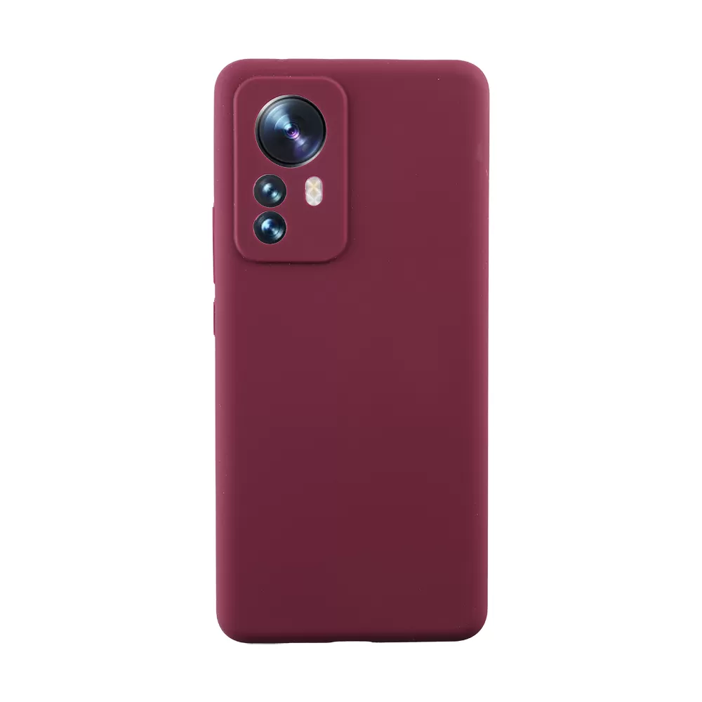 IDOL 1991 VELVET ELITE TPU ΘΗΚΗ XIAOMI 12 PRO 6.73in  4 SIDE FULL CAMERA PROTECTION BURGUNDY - Image 8