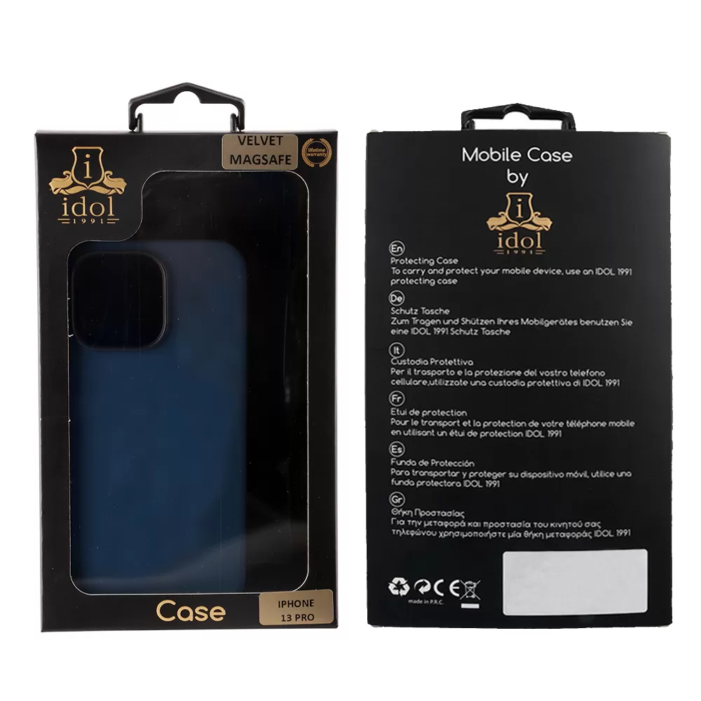 IDOL 1991 VELVET MAGSAFE TPU ΘΗΚΗ IPHONE 13 PRO 6.1in CAMERA GUARD BLUE - Image 2