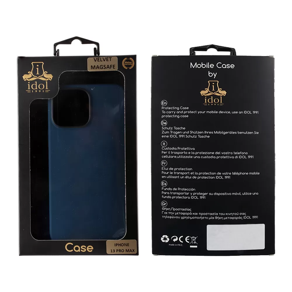 IDOL 1991 VELVET MAGSAFE TPU ΘΗΚΗ IPHONE 13 PRO MAX 6.7in CAMERA GUARD BLUE - Image 2