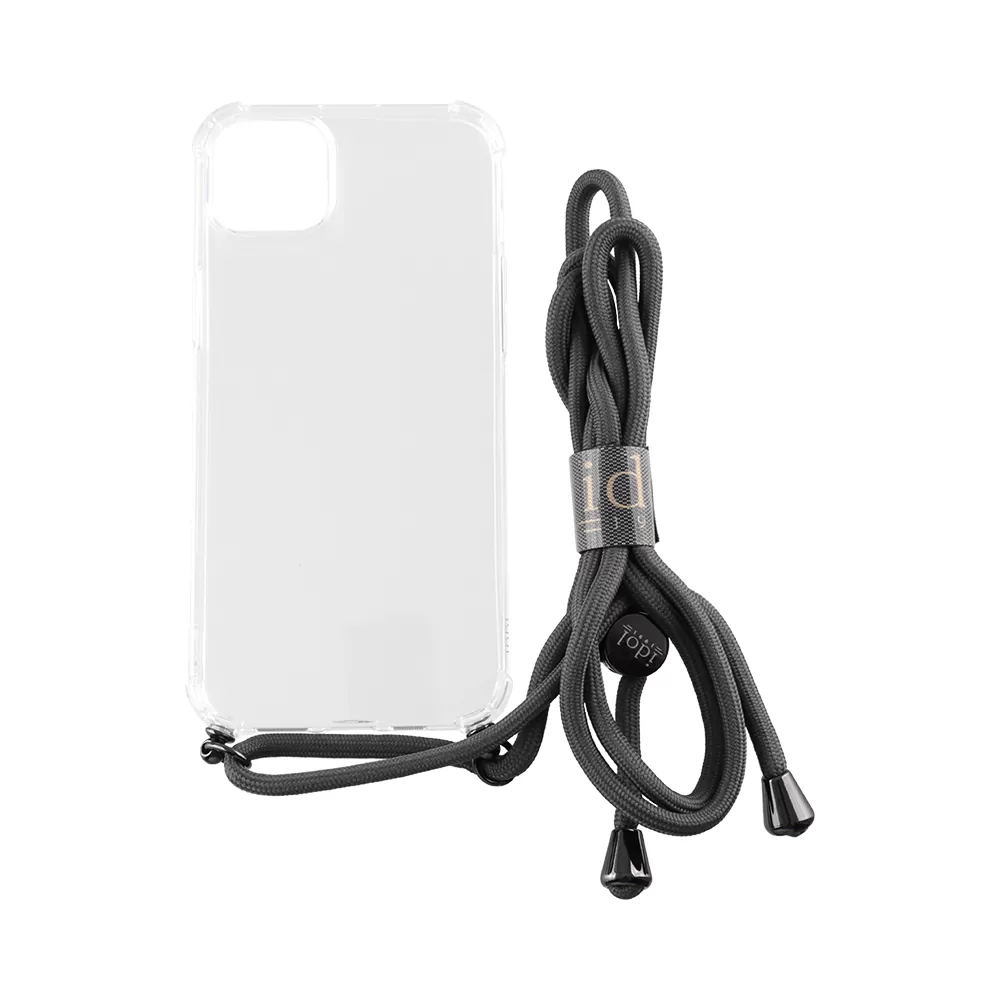 IDOL 1991 ANTISHOCK AIR TPU ΘΗΚΗ IPHONE 14 PLUS 6.7in  WITH STRAP CAMERA GUARD ΔΙΑΦΑΝΗ - Image 8