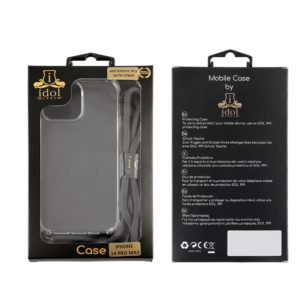 IDOL 1991 ANTISHOCK AIR TPU ΘΗΚΗ SAMSUNG A33 5G A336 6.4in WITH STRAP FULL CAMERA PROTECTION ΔΙΑΦΑΝΗ - Image 2
