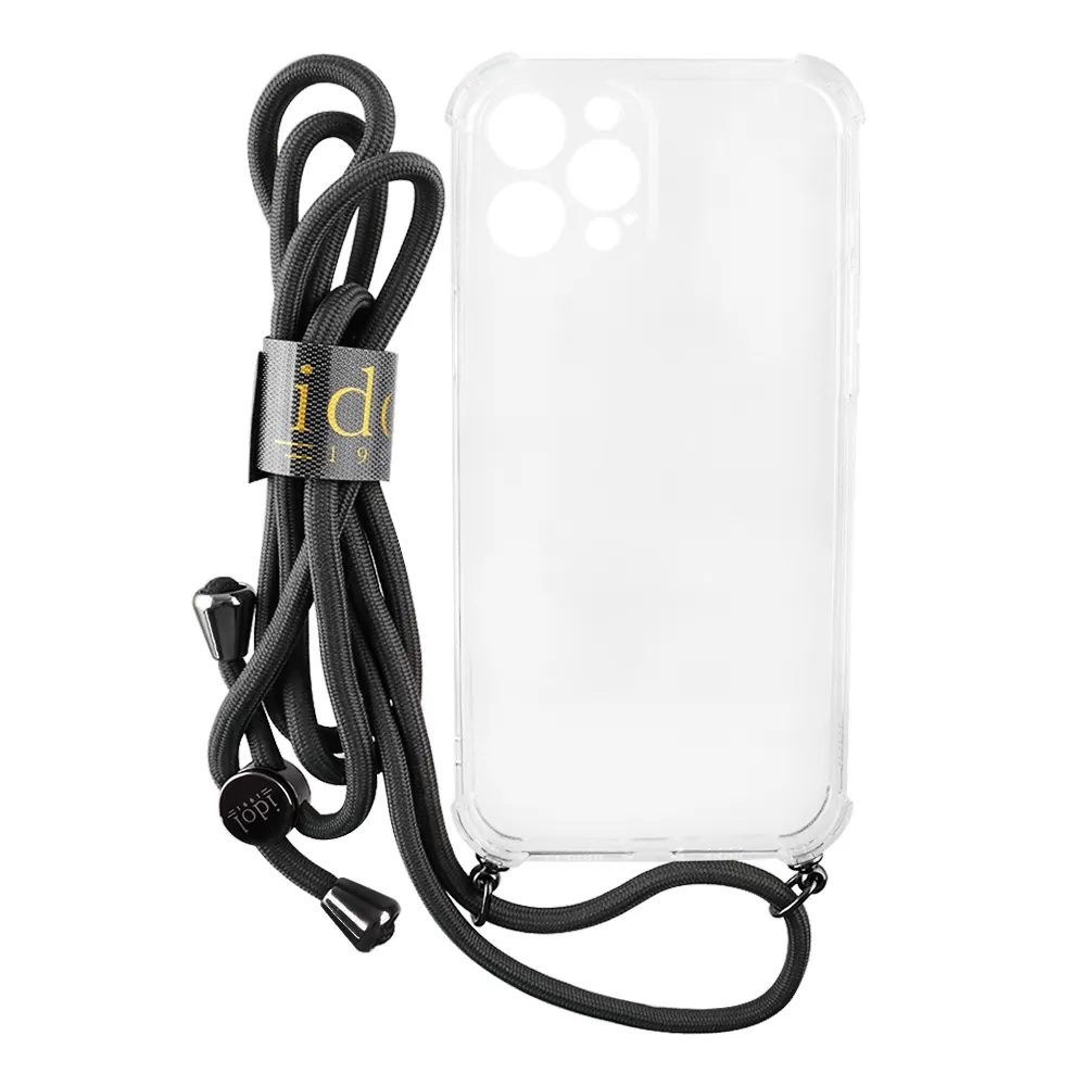 IDOL 1991 ANTISHOCK AIR TPU ΘΗΚΗ IPHONE 12 PRO MAX 6.7in  WITH STRAP FULL CAMERA PROTECTION ΔΙΑΦΑΝΗ - Image 8