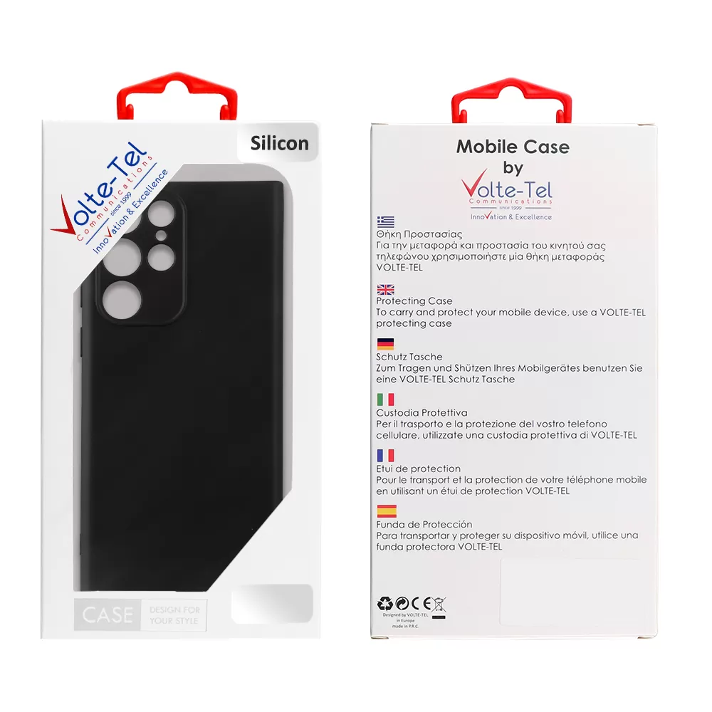 VOLTE-TEL SILICON TPU ΘΗΚΗ VIVO V23 5G 6.44in  FULL CAMERA PROTECTION BLACK - Image 2