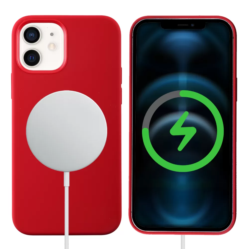 IDOL 1991 VELVET MAGSAFE TPU ΘΗΚΗ IPHONE 12 PRO / IPHONE 12 6.1in CAMERA GUARD RED - Image 6