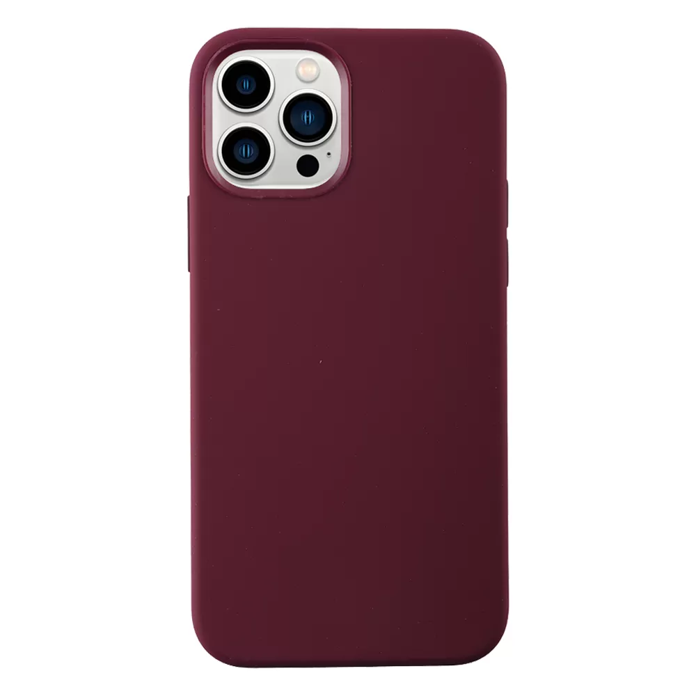 IDOL 1991 VELVET MAGSAFE TPU ΘΗΚΗ IPHONE 12 PRO / IPHONE 12 6.1in CAMERA GUARD BURGUNDY - Image 8