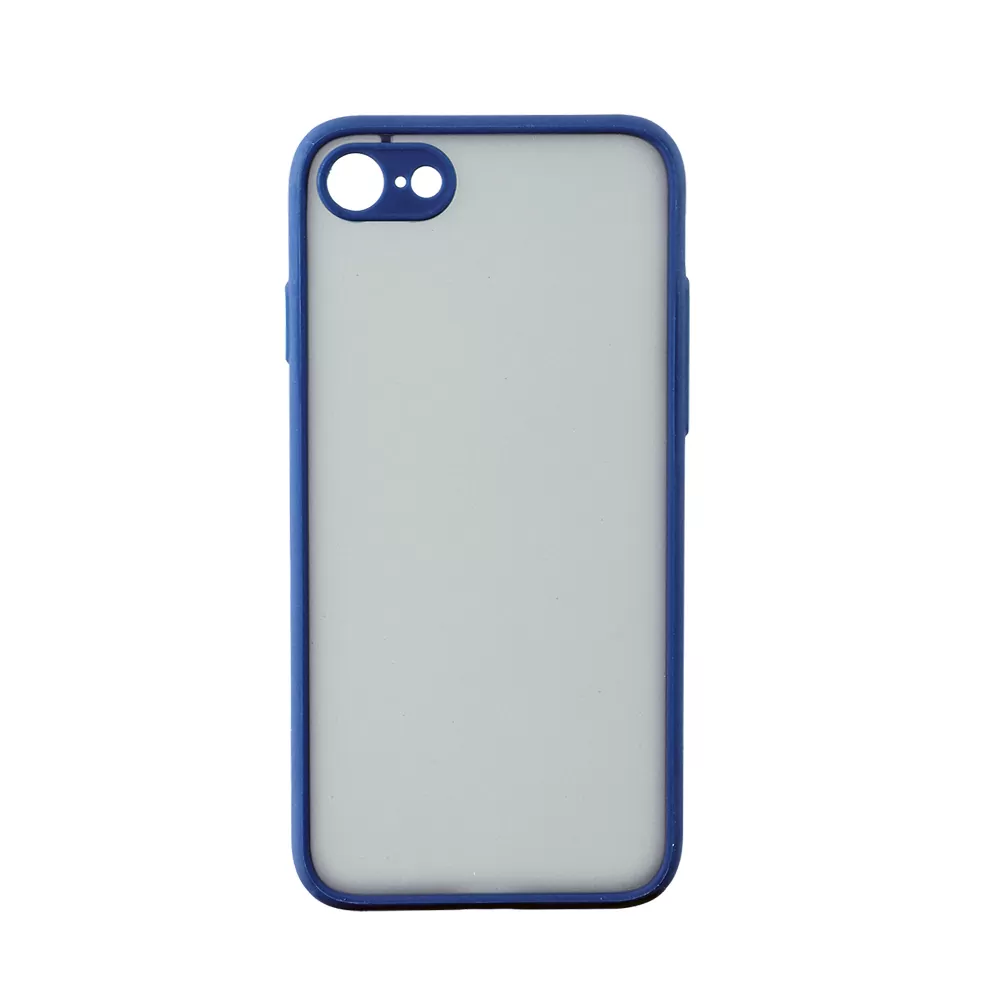 LIME HARDSHELL FUSION ΘΗΚΗ IPHONE SE 2022/IPHONE SE 2020/IPHONE 8/7 4.7in  FULL CAMERA PROTECTION BLUE WITH YELLOW KEYS - Image 7