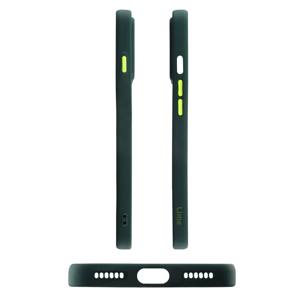 LIME HARDSHELL FUSION ΘΗΚΗ IPHONE SE 2022/IPHONE SE 2020/IPHONE 8/7 4.7in  FULL CAMERA PROTECTION GREEN WITH YELLOW KEYS - Image 6
