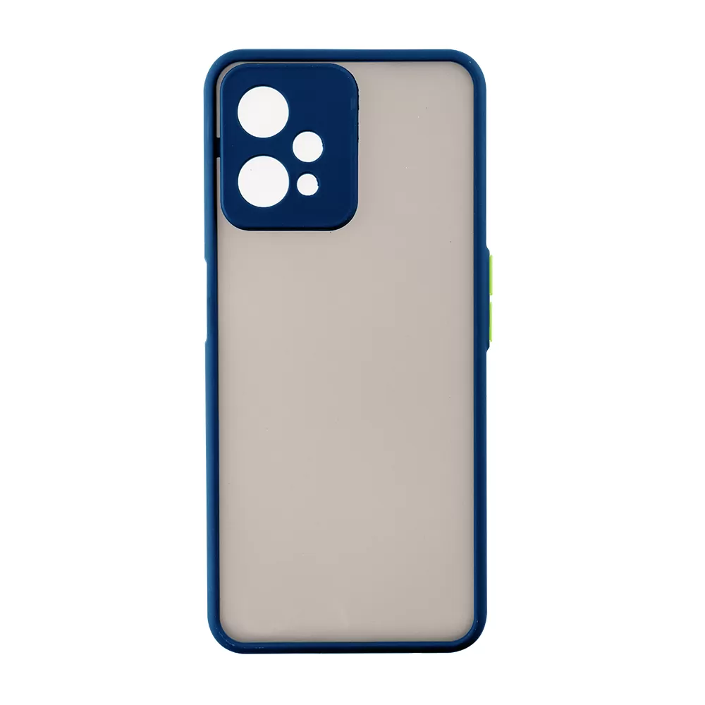 LIME HARDSHELL FUSION ΘΗΚΗ REALME 9 5G/9 PRO 5G 6.6in  FULL CAMERA PROTECTION BLUE WITH YELLOW KEYS - Image 7