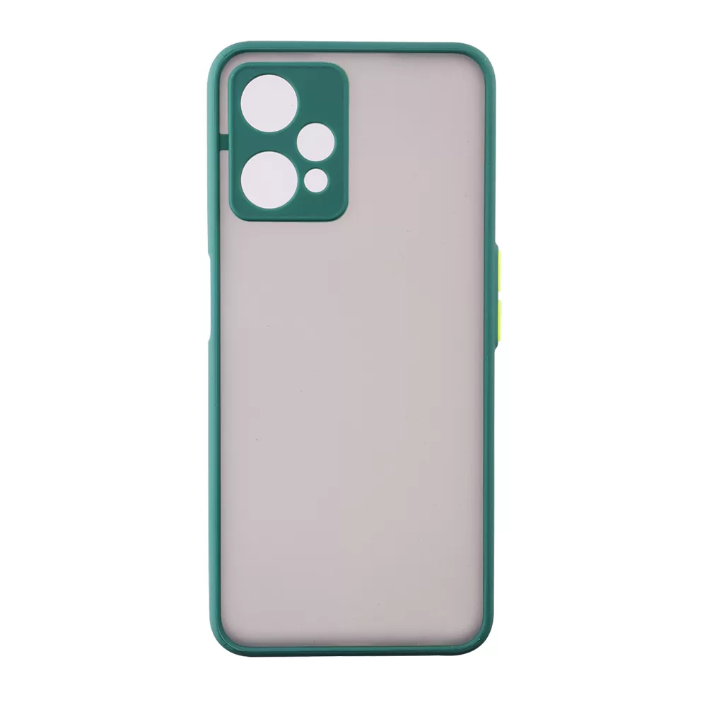 LIME HARDSHELL FUSION ΘΗΚΗ REALME 9 5G/9 PRO 5G 6.6in  FULL CAMERA PROTECTION GREEN WITH YELLOW KEYS - Image 7