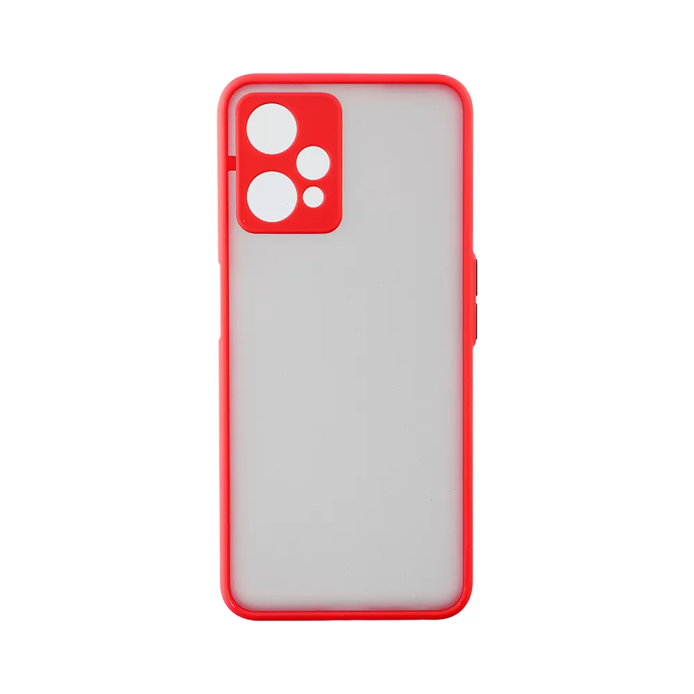 LIME HARDSHELL FUSION ΘΗΚΗ REALME 9 5G/9 PRO 5G 6.6in  FULL CAMERA PROTECTION RED WITH BLACK KEYS - Image 7