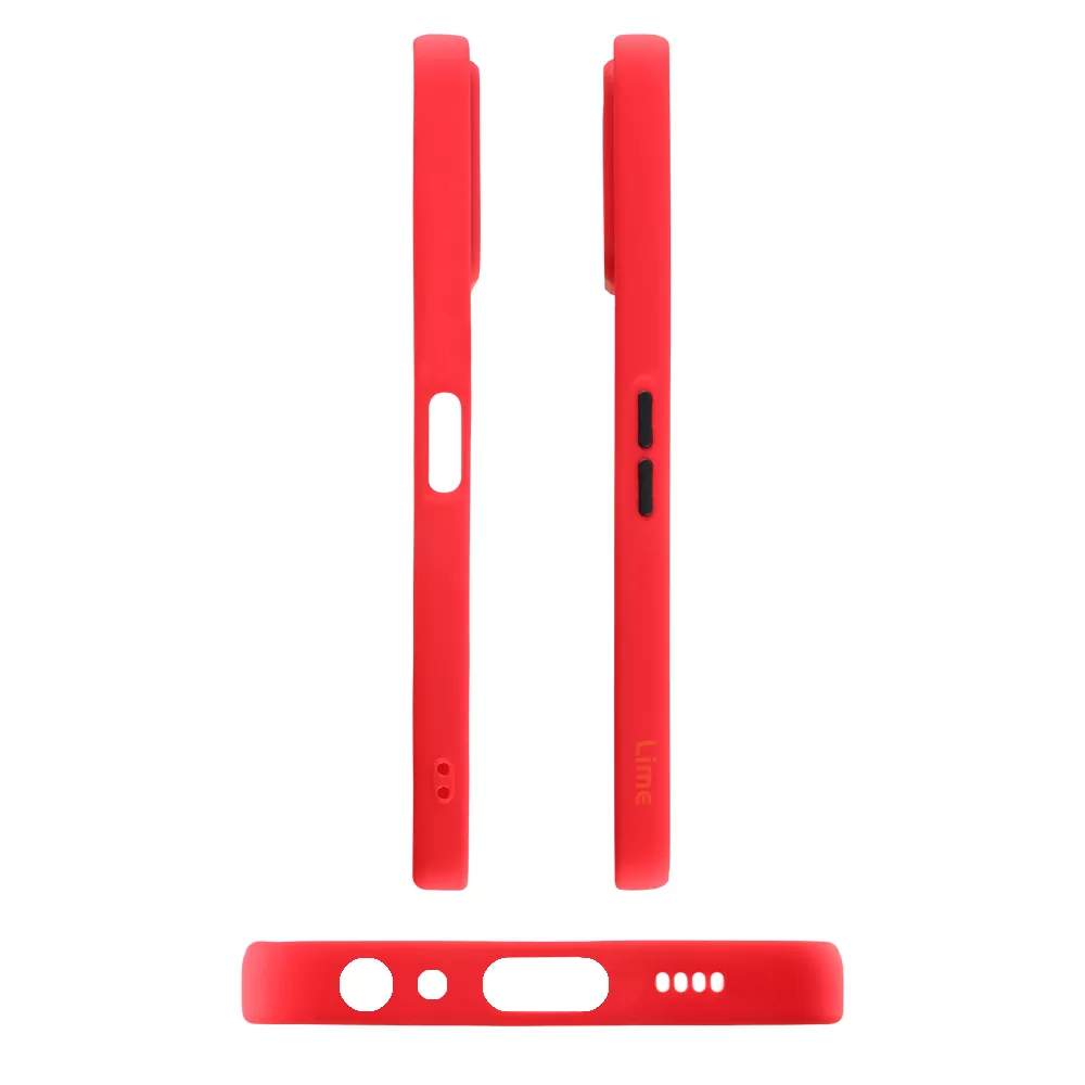 LIME HARDSHELL FUSION ΘΗΚΗ REALME 9 5G/9 PRO 5G 6.6in  FULL CAMERA PROTECTION RED WITH BLACK KEYS - Image 6