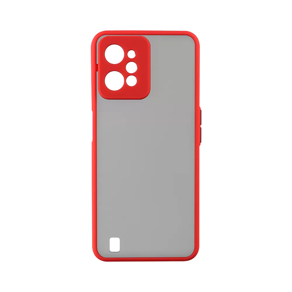 LIME HARDSHELL FUSION ΘΗΚΗ REALME C31 6.5in  FULL CAMERA PROTECTION RED WITH BLACK KEYS - Image 7