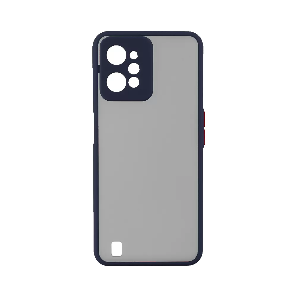 LIME HARDSHELL FUSION ΘΗΚΗ REALME C31 6.5in  FULL CAMERA PROTECTION BLACK WITH RED KEYS - Image 7