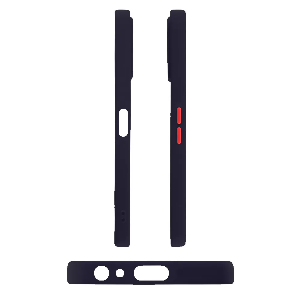 LIME HARDSHELL FUSION ΘΗΚΗ REALME C31 6.5in  FULL CAMERA PROTECTION BLACK WITH RED KEYS - Image 6