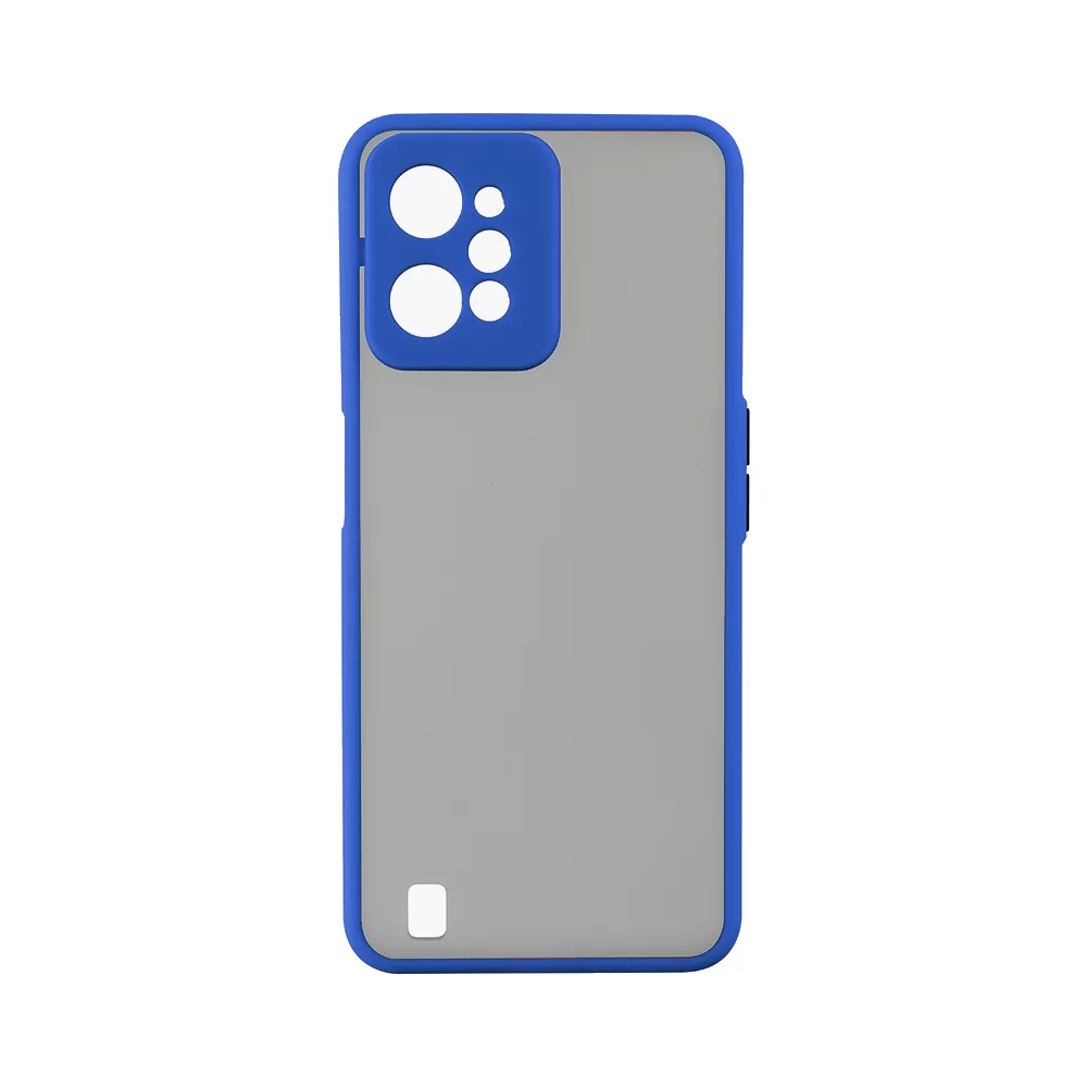 LIME HARDSHELL FUSION ΘΗΚΗ REALME C31 6.5in  FULL CAMERA PROTECTION BLUE WITH YELLOW KEYS - Image 7