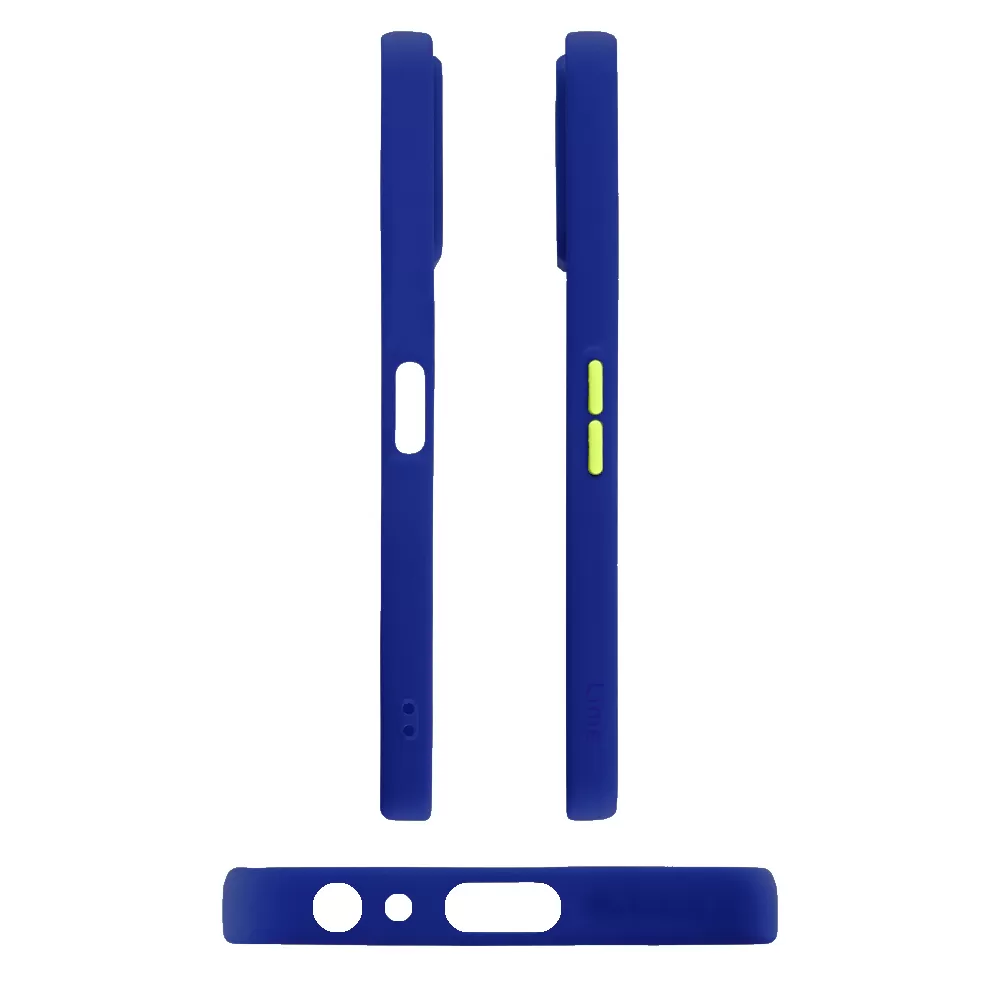 LIME HARDSHELL FUSION ΘΗΚΗ REALME C31 6.5in  FULL CAMERA PROTECTION BLUE WITH YELLOW KEYS - Image 6