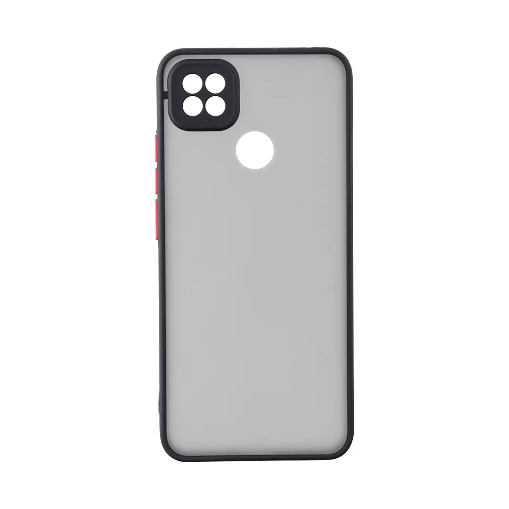LIME HARDSHELL FUSION ΘΗΚΗ XIAOMI REDMI 10A 6.53in  FULL CAMERA PROTECTION BLACK WITH RED KEYS - Image 7