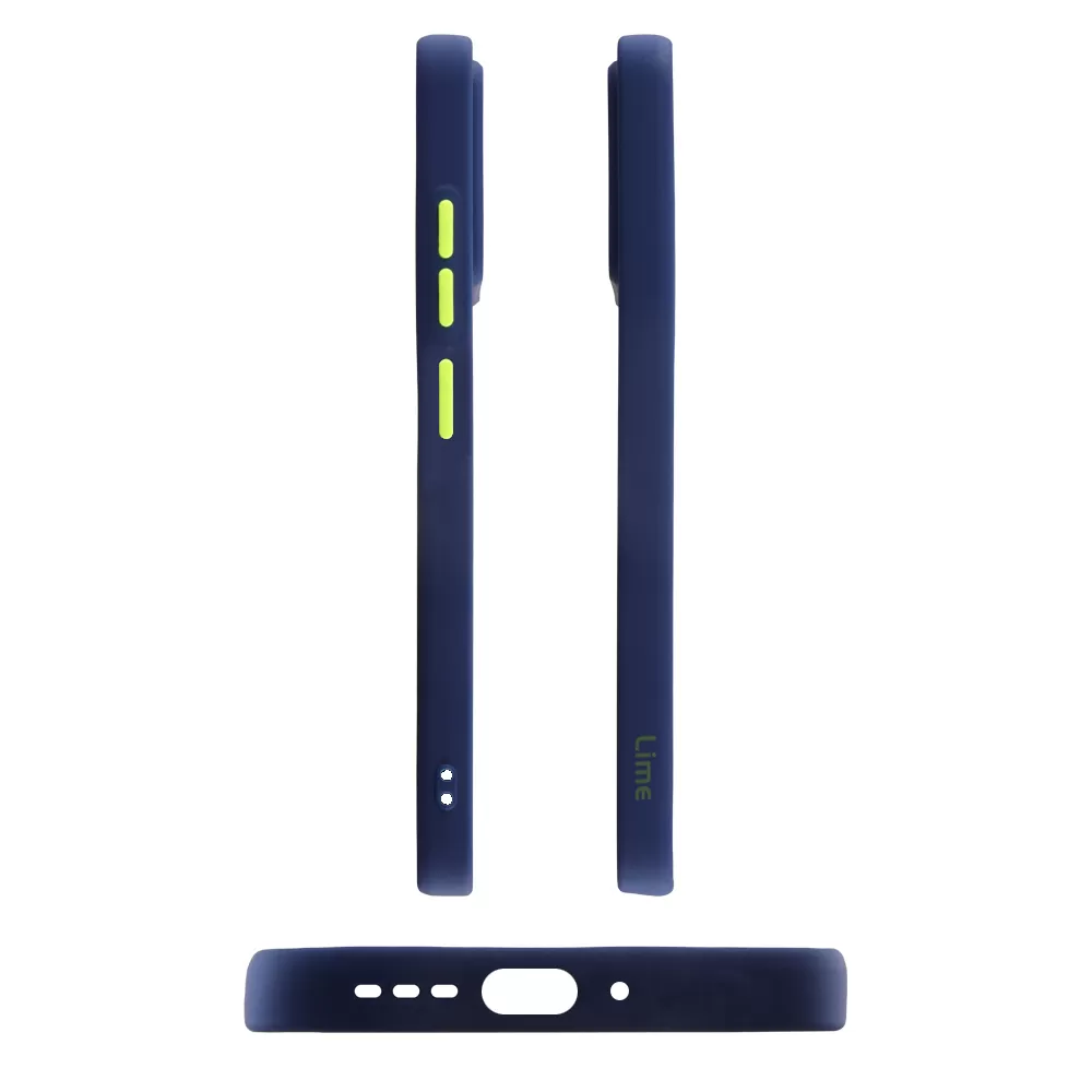 LIME HARDSHELL FUSION ΘΗΚΗ XIAOMI REDMI 10A 6.53in  FULL CAMERA PROTECTION BLUE WITH YELLOW KEYS - Image 6