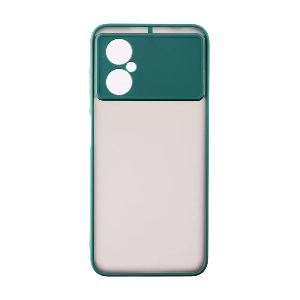 LIME HARDSHELL FUSION ΘΗΚΗ XIAOMI POCO M4 5G 6.58in  FULL CAMERA PROTECTION GREEN WITH YELLOW KEYS - Image 7