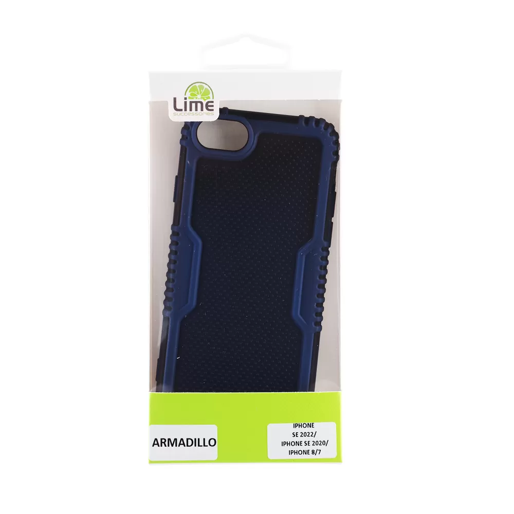 LIME ARMADILLO ΘΗΚΗ IPHONE SE 2022/IPHONE SE 2020/IPHONE 8/7 4.7in  FULL CAMERA PROTECTION BLUE - Image 3