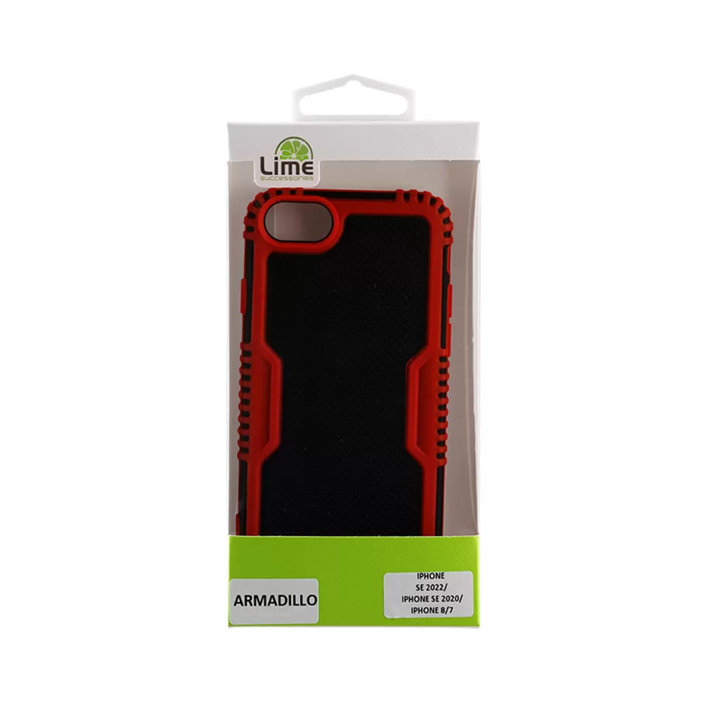 LIME ARMADILLO ΘΗΚΗ IPHONE SE 2022/IPHONE SE 2020/IPHONE 8/7 4.7in  FULL CAMERA PROTECTION RED - Image 3