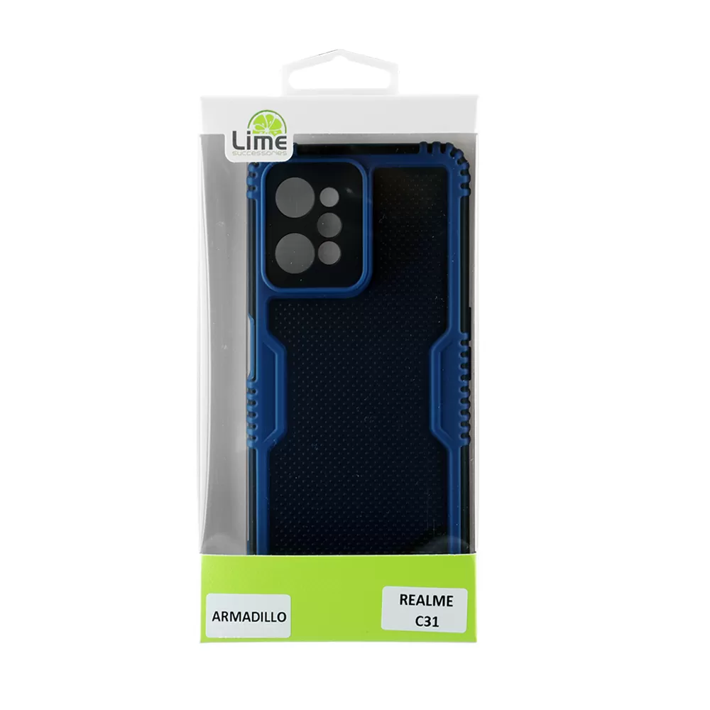 LIME ARMADILLO ΘΗΚΗ REALME C31 6.5in  FULL CAMERA PROTECTION BLUE - Image 3