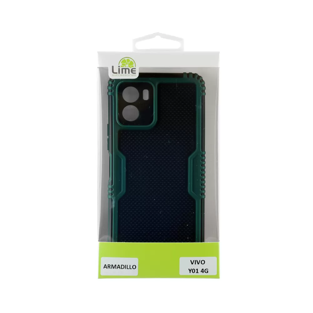 LIME ARMADILLO ΘΗΚΗ VIVO Y01 4G 6.51in  FULL CAMERA PROTECTION GREEN - Image 3