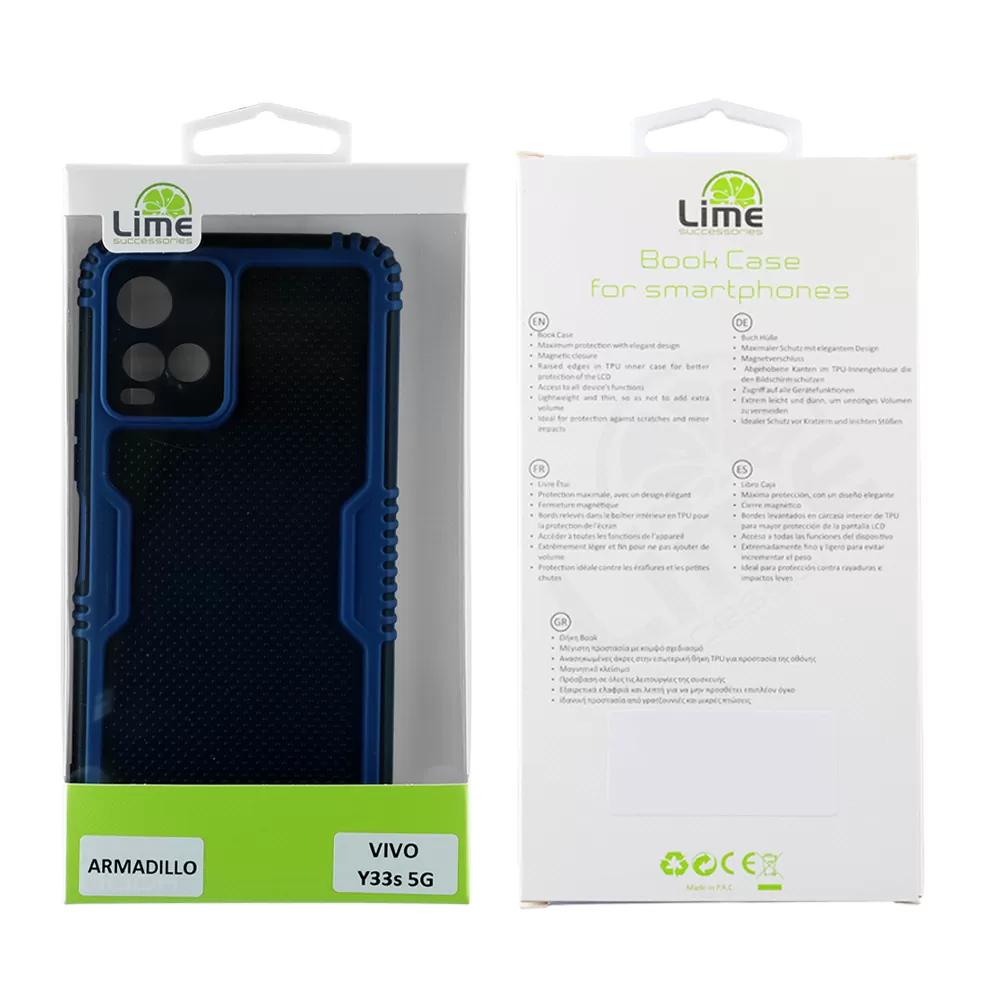 LIME ARMADILLO ΘΗΚΗ VIVO Y33s 4G 6.58in  FULL CAMERA PROTECTION BLUE - Image 2