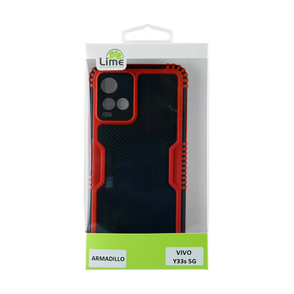 LIME ARMADILLO ΘΗΚΗ VIVO Y33s 4G 6.58in  FULL CAMERA PROTECTION RED - Image 3