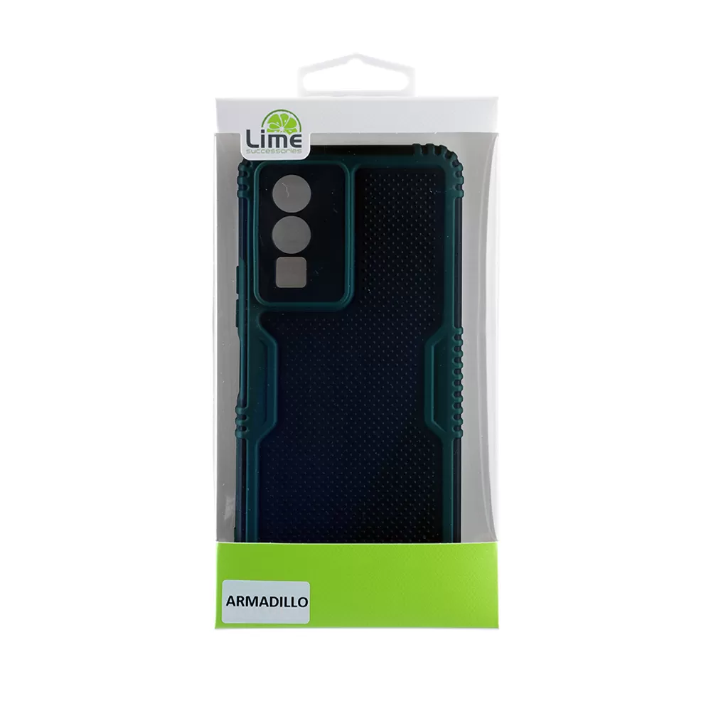 LIME ARMADILLO ΘΗΚΗ VIVO Y76 5G 6.58in  FULL CAMERA PROTECTION GREEN - Image 3