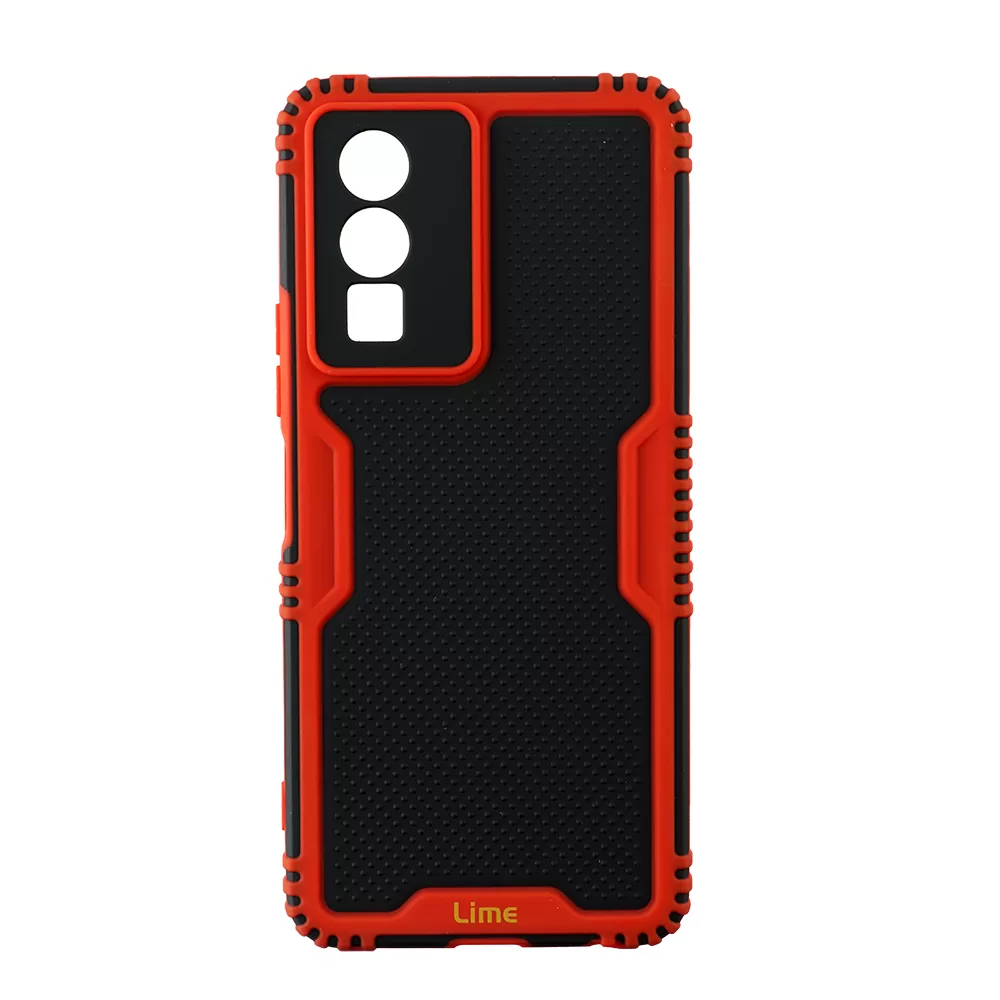 LIME ARMADILLO ΘΗΚΗ VIVO Y76 5G 6.58in  FULL CAMERA PROTECTION RED - Image 5