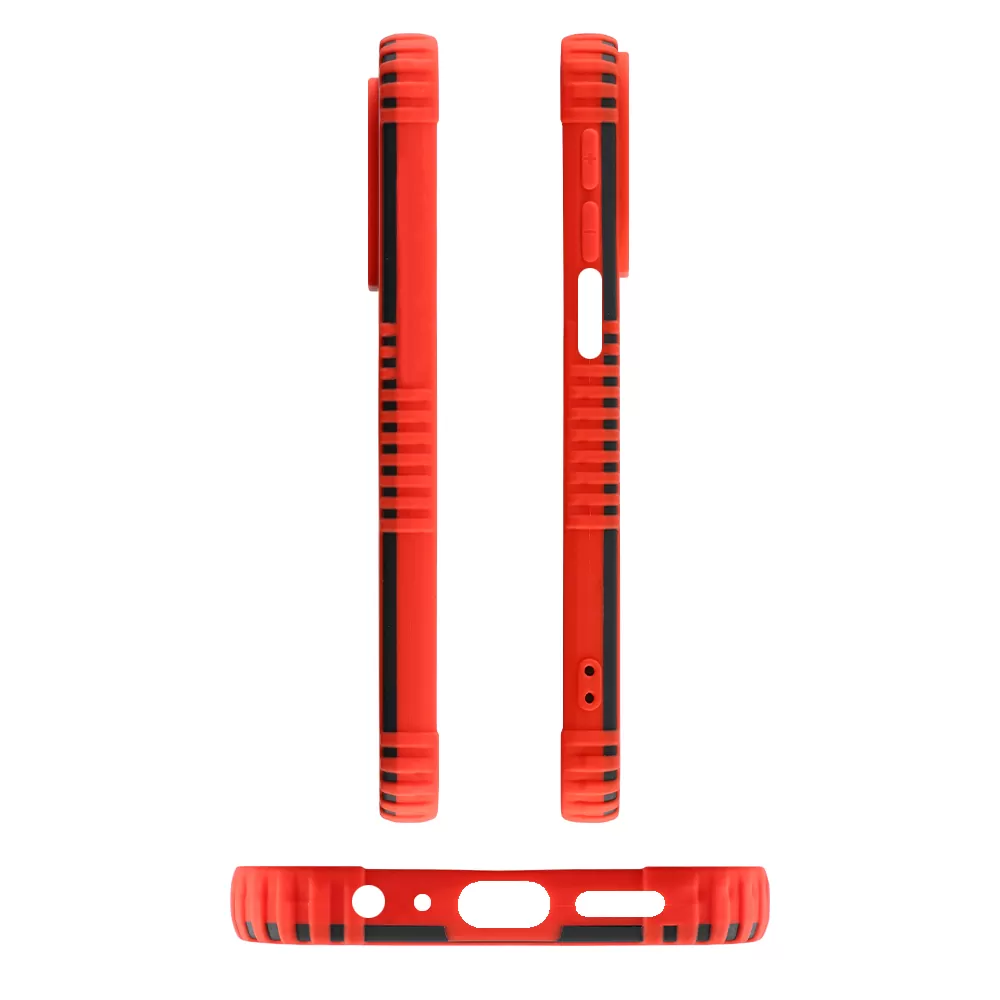 LIME ARMADILLO ΘΗΚΗ VIVO Y76 5G 6.58in  FULL CAMERA PROTECTION RED - Image 4