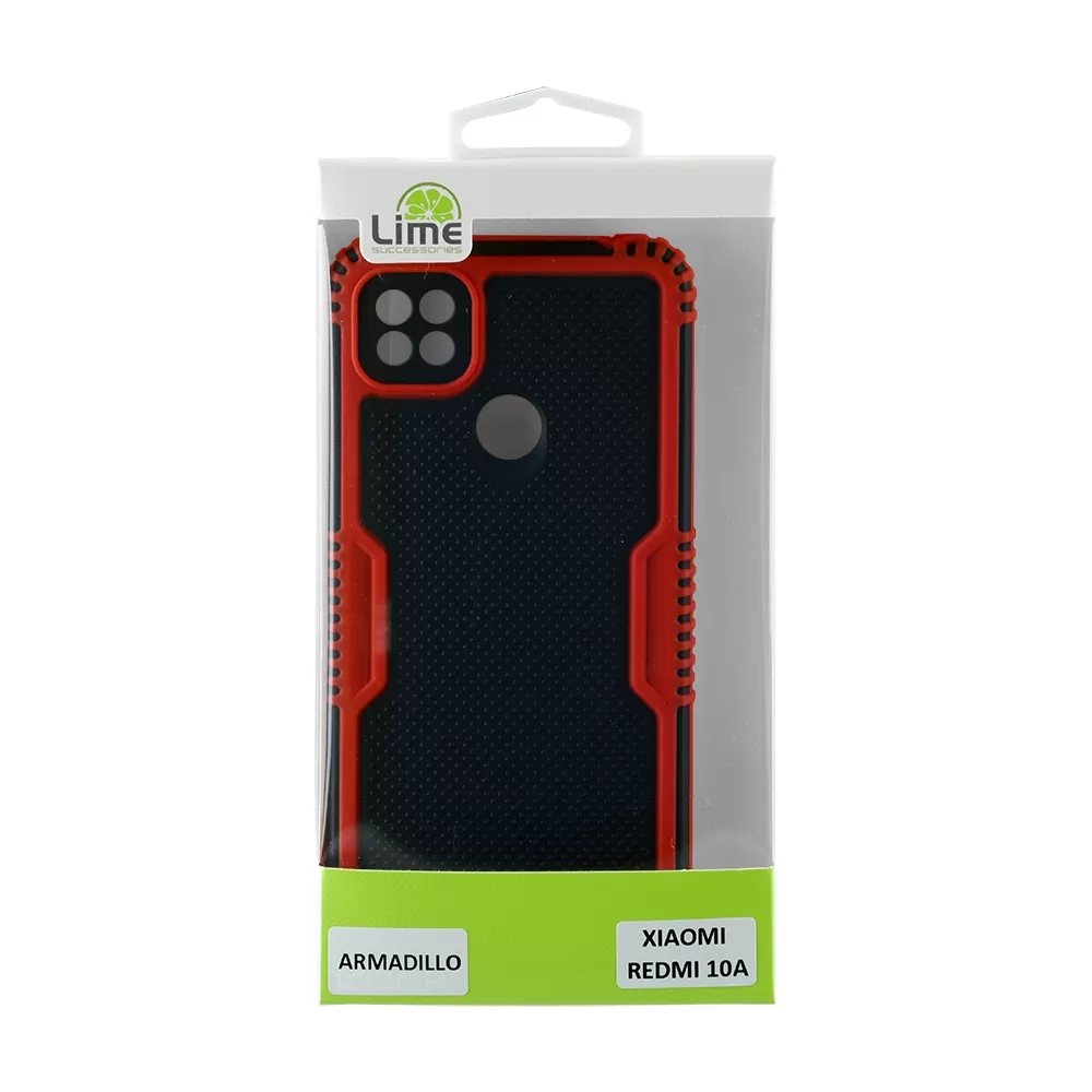 LIME ARMADILLO ΘΗΚΗ XIAOMI REDMI 10A 6.53in  FULL CAMERA PROTECTION RED - Image 3