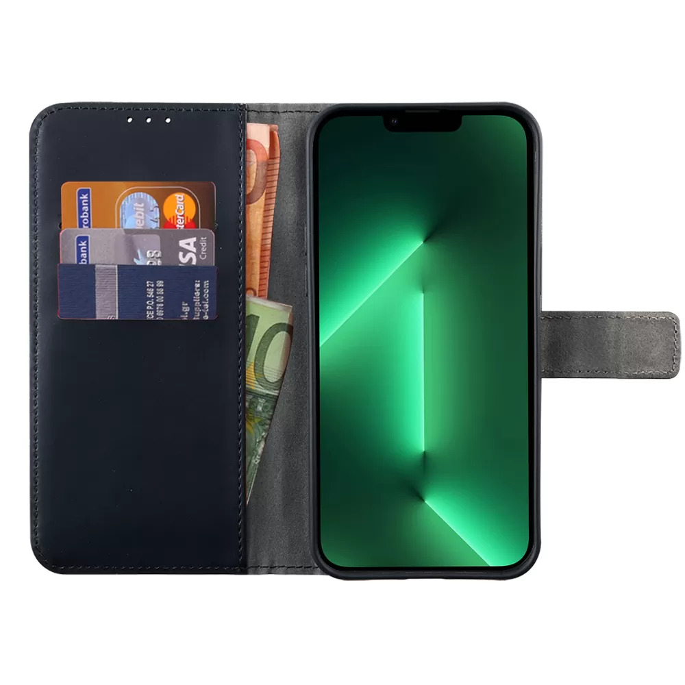 VOLTE-TEL ALLURE ΘΗΚΗ IPHONE 14 PRO 6.1in  MAGNET BOOK STAND CLIP BLACK - Image 5