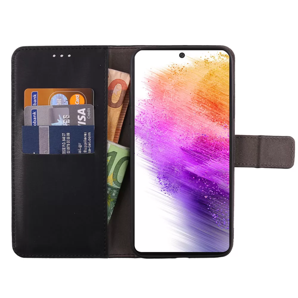 VOLTE-TEL ALLURE ΘΗΚΗ SAMSUNG A73 5G A736 6.7in  MAGNET BOOK STAND CLIP BLACK - Image 5