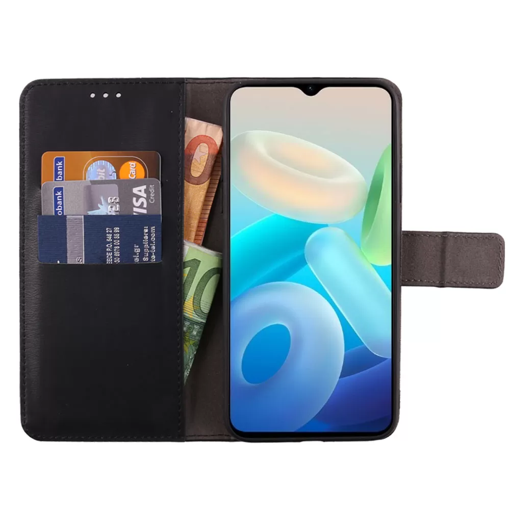 VOLTE-TEL ALLURE ΘΗΚΗ VIVO Y33s 4G/5G 6.58in  MAGNET BOOK STAND CLIP BLACK - Image 5