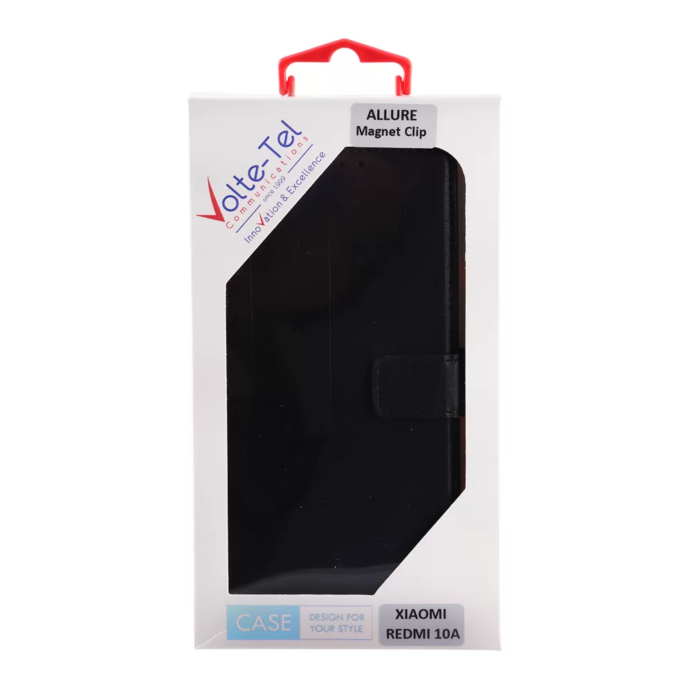 VOLTE-TEL ALLURE ΘΗΚΗ XIAOMI REDMI 10A 6.53in  MAGNET BOOK STAND CLIP BLACK - Image 2
