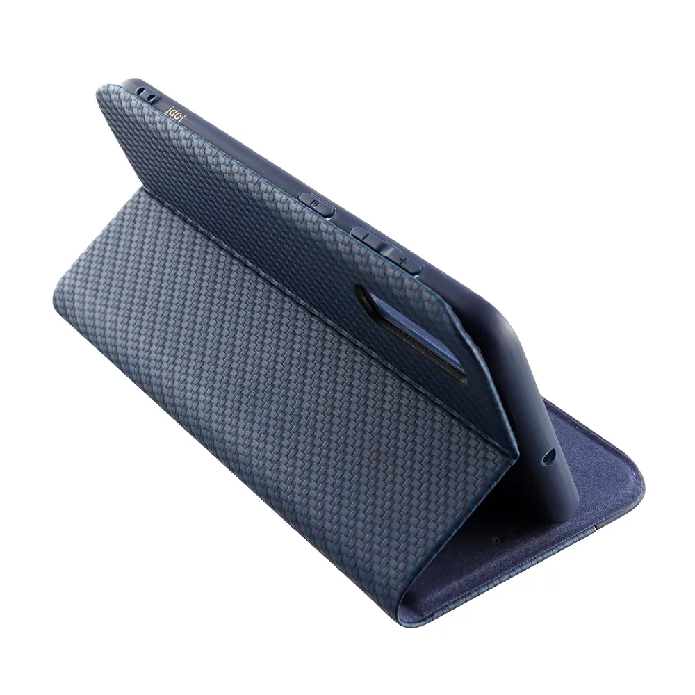 IDOL 1991 ELITE ΘΗΚΗ IPHONE 14 PRO MAX 6.7in  ANTI-RFID BOOK STAND BLUE - Image 3