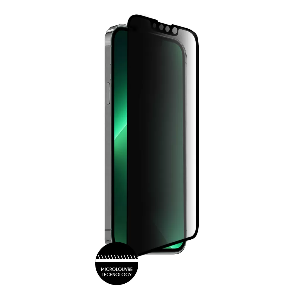 IDOL 1991 PREMIUM PRIVACY ANTISPY TEMPERED GLASS IPHONE 14 PLUS 6.7in 9H 0.25mm SEMI CURVED FULL GLUE BLACK - Image 7
