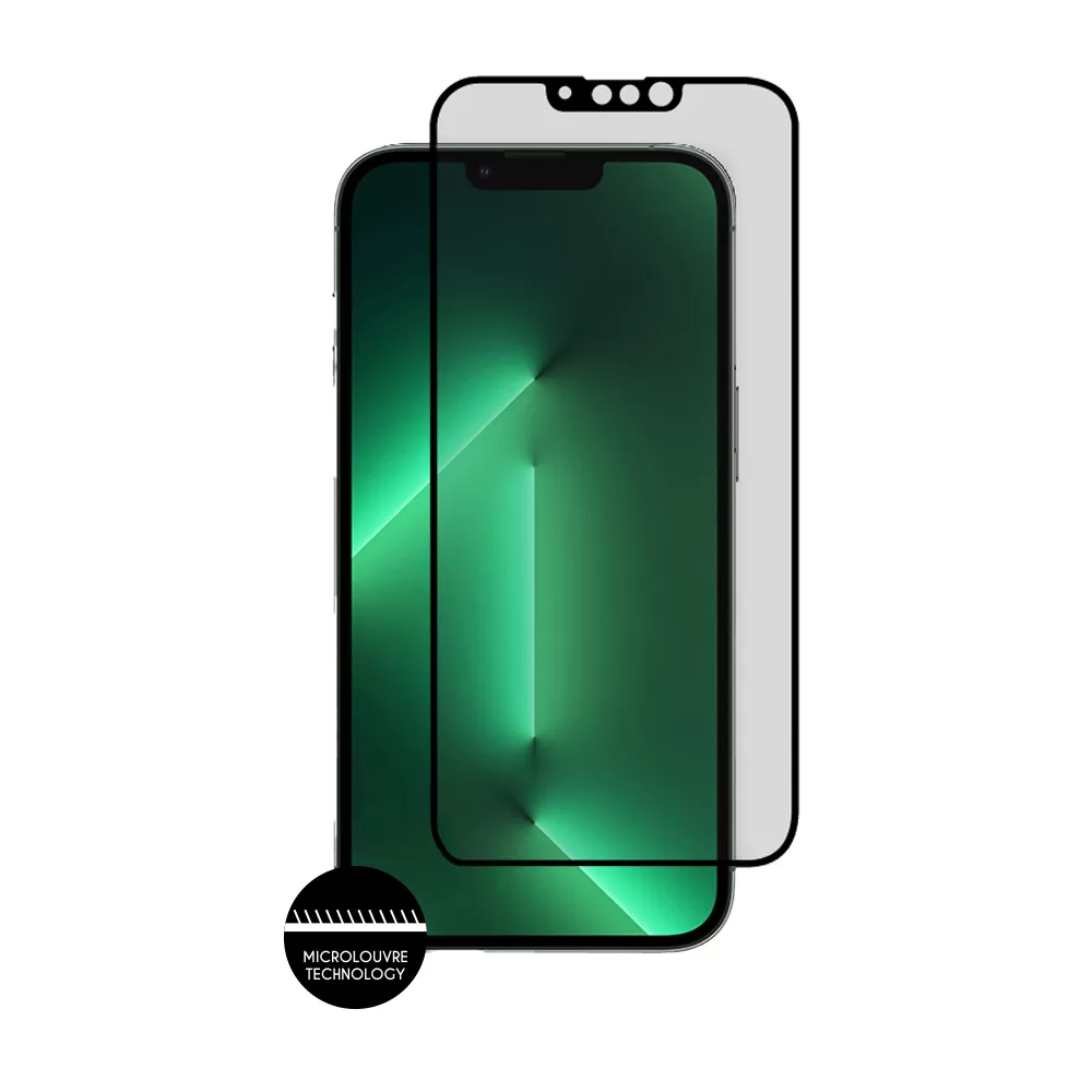 IDOL 1991 PREMIUM PRIVACY ANTISPY TEMPERED GLASS IPHONE 14 PLUS 6.7in 9H 0.25mm SEMI CURVED FULL GLUE BLACK - Image 6