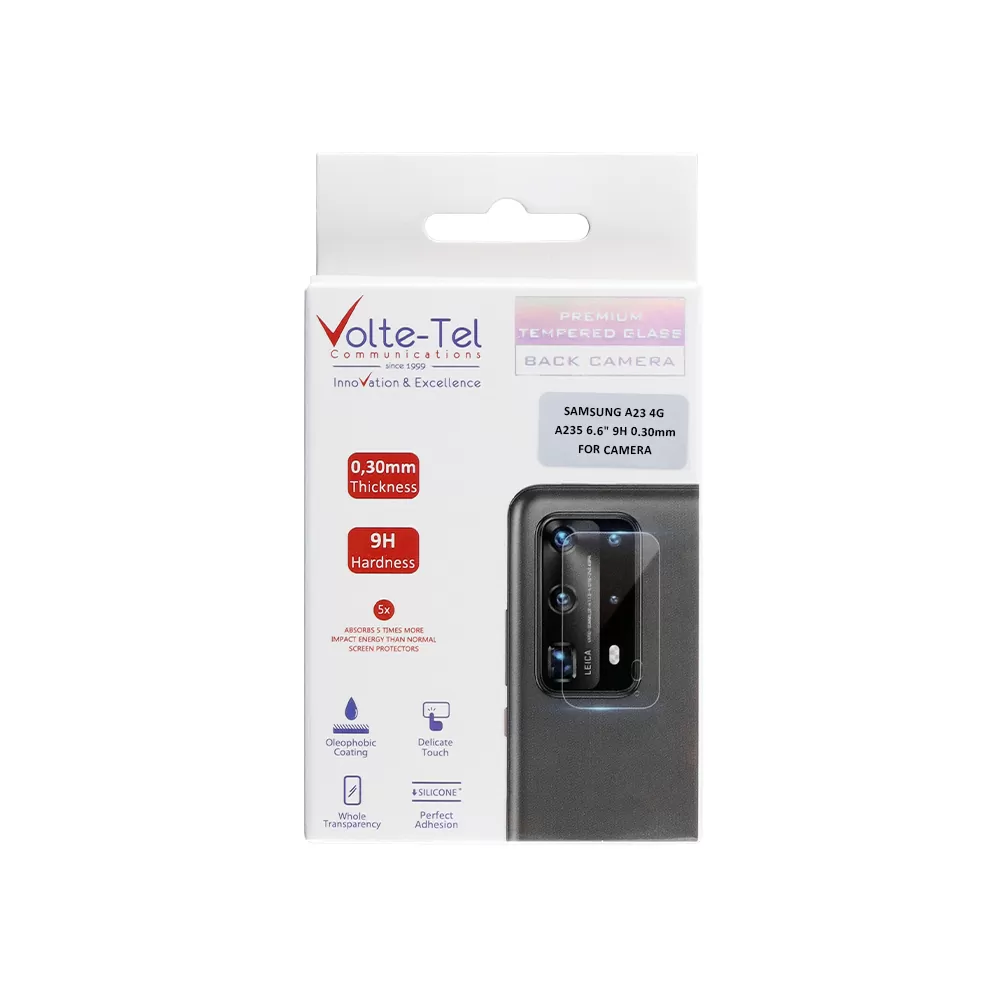 VOLTE-TEL CAMERA TEMPERED GLASS SAMSUNG A23 4G A235/A23 5G A236 6.6in 9H 0.30mm - Image 2