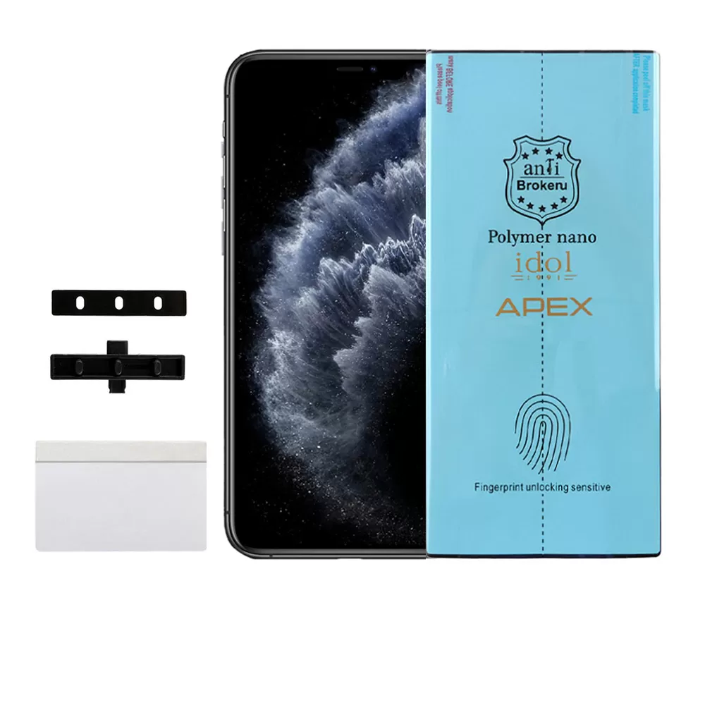 IDOL 1991 APEX POLYMER NANOTECH FILM IPHONE 11 PRO MAX/XS MAX 6.5in FULL COVER WITH INSTALLATION KIT - Image 9