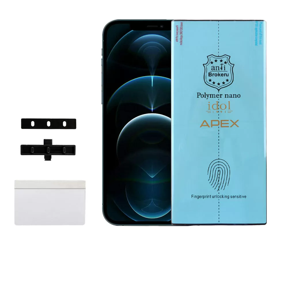 IDOL 1991 APEX POLYMER NANOTECH FILM IPHONE 12 PRO / IPHONE 12 6.1in FULL COVER WITH INSTALLATION KIT - Image 9