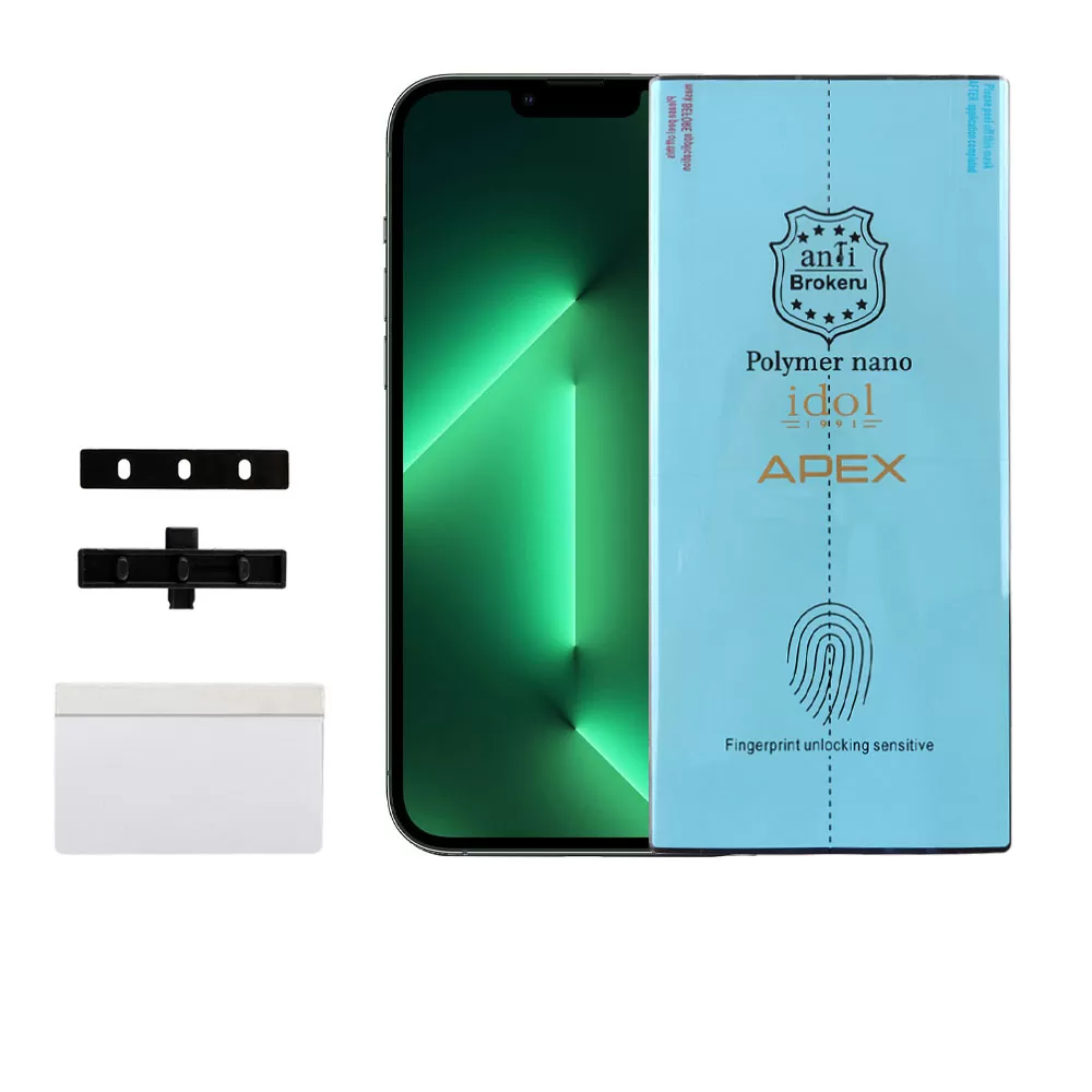 IDOL 1991 APEX POLYMER NANOTECH FILM IPHONE 13 PRO MAX 6.7in FULL COVER WITH INSTALLATION KIT - Image 9