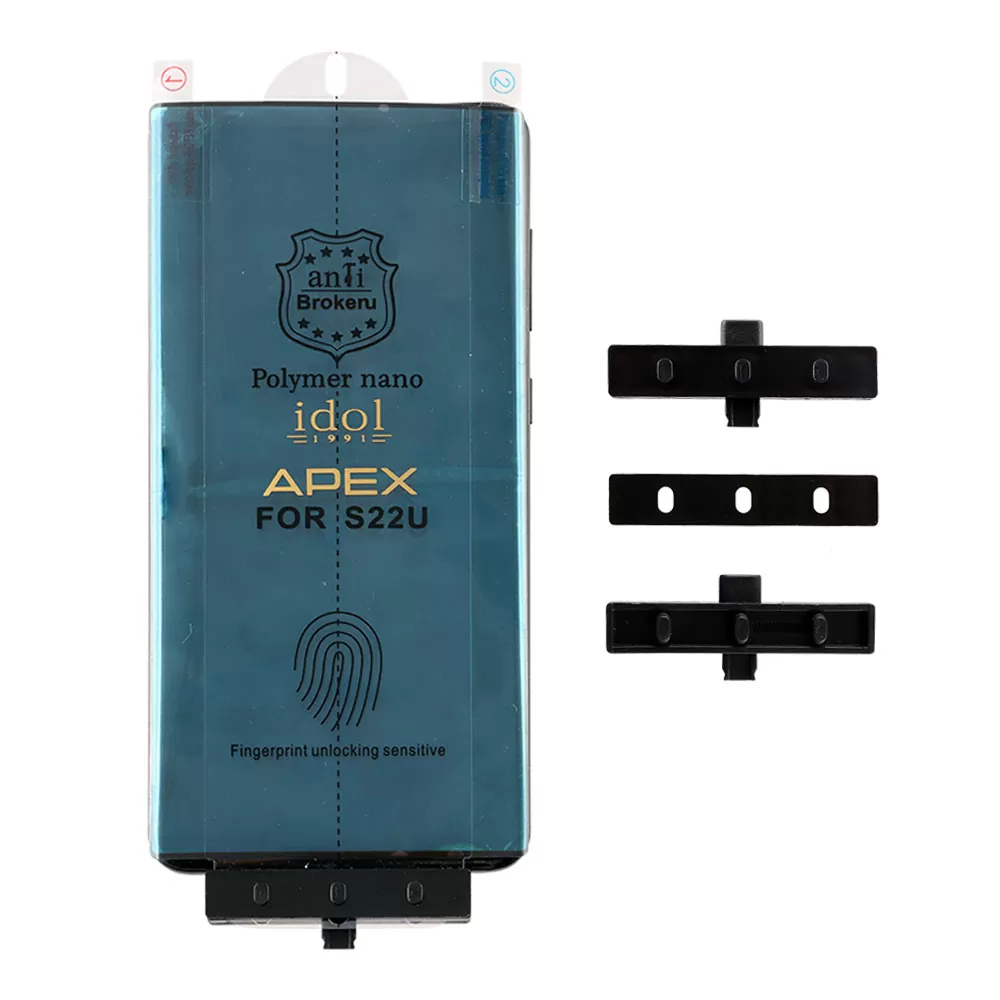 IDOL 1991 APEX POLYMER NANOTECH FILM SAMSUNG S21 5G G991 6.2in FINGER UNLOCK FULL COVER WITH INSTALLATION KIT - Image 5